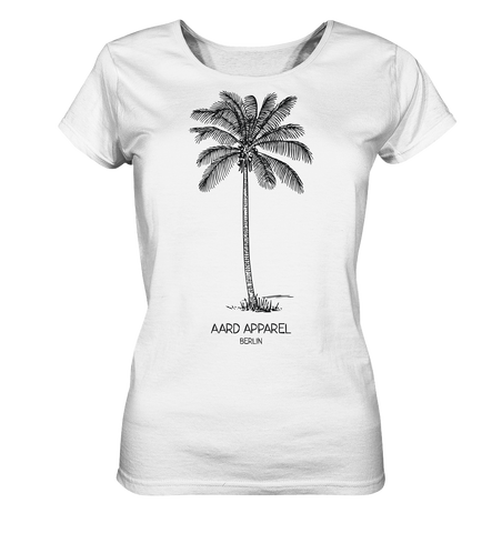 Tropical Palm-Ladies Organic Shirt