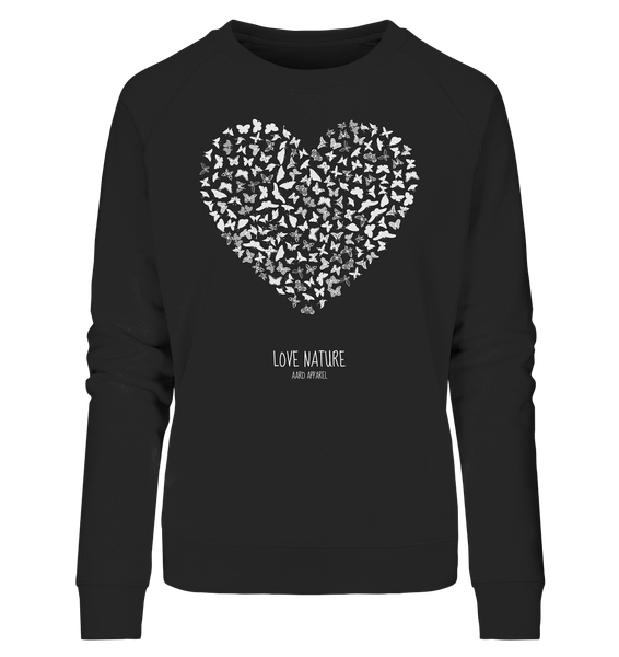 Butterfly Love  - Ladies Organic Sweatshirt