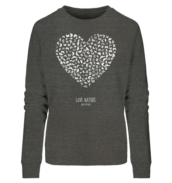 Butterfly Love  - Ladies Organic Sweatshirt